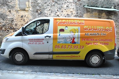 Eric Mesuron, Plombier à Florensac