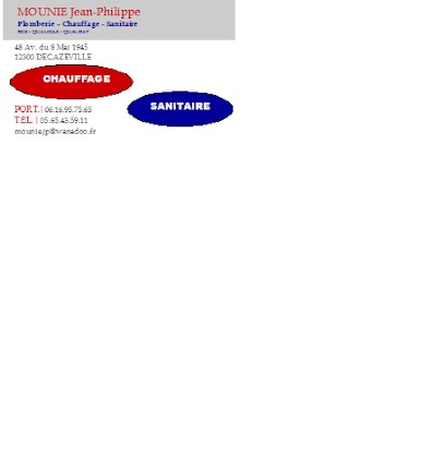 Mounie Jean-Philippe, Plombier à Decazeville
