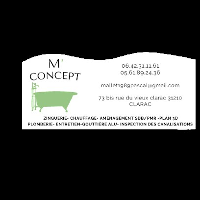 M'CONCEPT, Plombier à Clarac