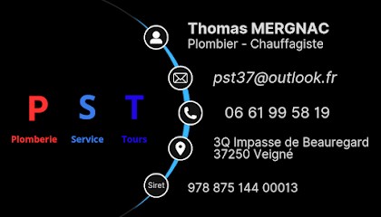 Pst - EI Mergnac Thomas, Plombier à Veigné