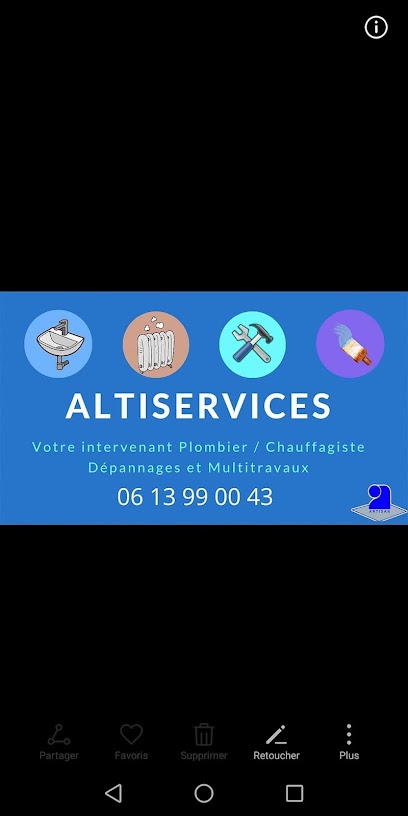 Altiservices, Plombier à Saint-Paulien