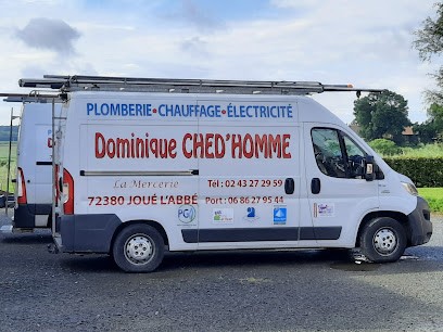 Ched'homme Dominique, Plombier à Joué-l'Abbé