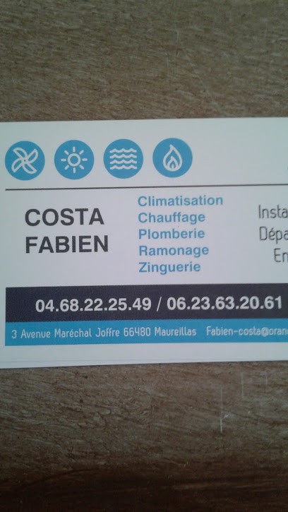 Costa Fabien, Plombier à Maureillas-las-Illas