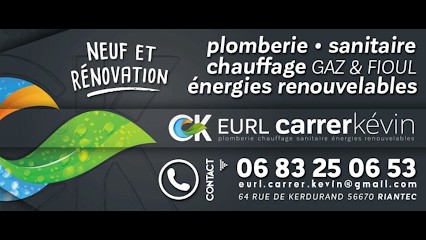 Eurl carrer kevin, Plombier à Riantec