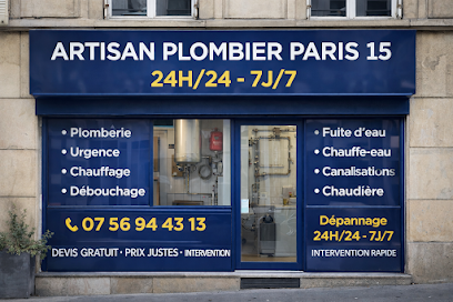 Artisan Plombier Paris 15 Plombier à Paris 15