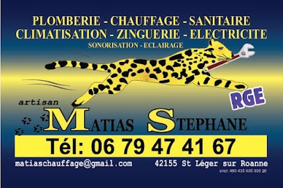 Matias chauffage, Plombier à Saint-Léger-sur-Roanne