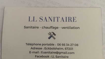 LL Sanitaire, Plombier à Eckbolsheim