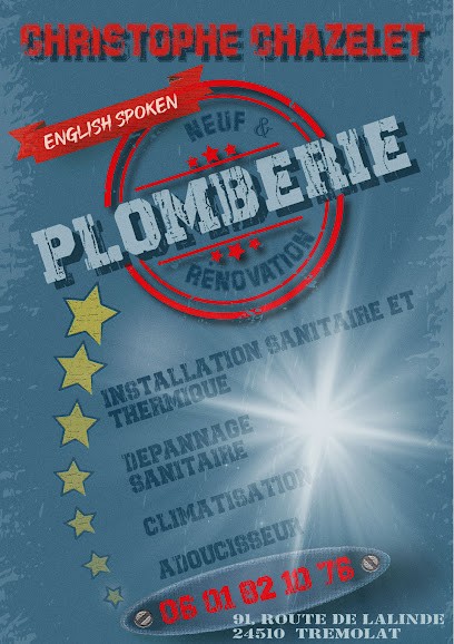 Christophe Chazelet, Plombier à Trémolat