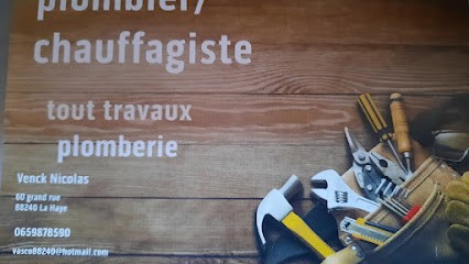 Venck Nicolas, Plombier à La Haye