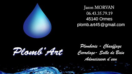 Plomb'art, Plombier à Ormes