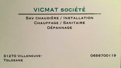 VICMAT PLOMBIER CHAUFFAGISTE Victor Mathié, Plombier à Villeneuve-Tolosane