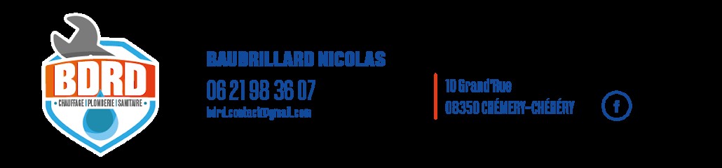 BDRD Chauffage plomberie sanitaire, Plombier à Chémery-Chéhéry